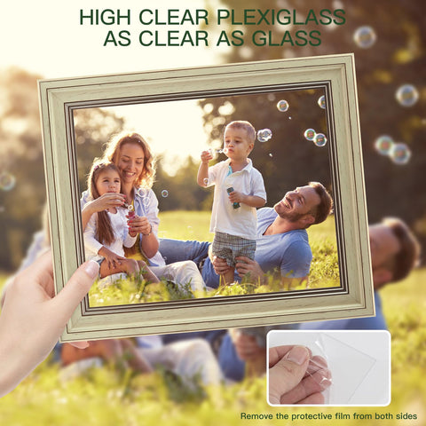 XUANLUO 8x10 frame back tabs enable quick photo changes.
