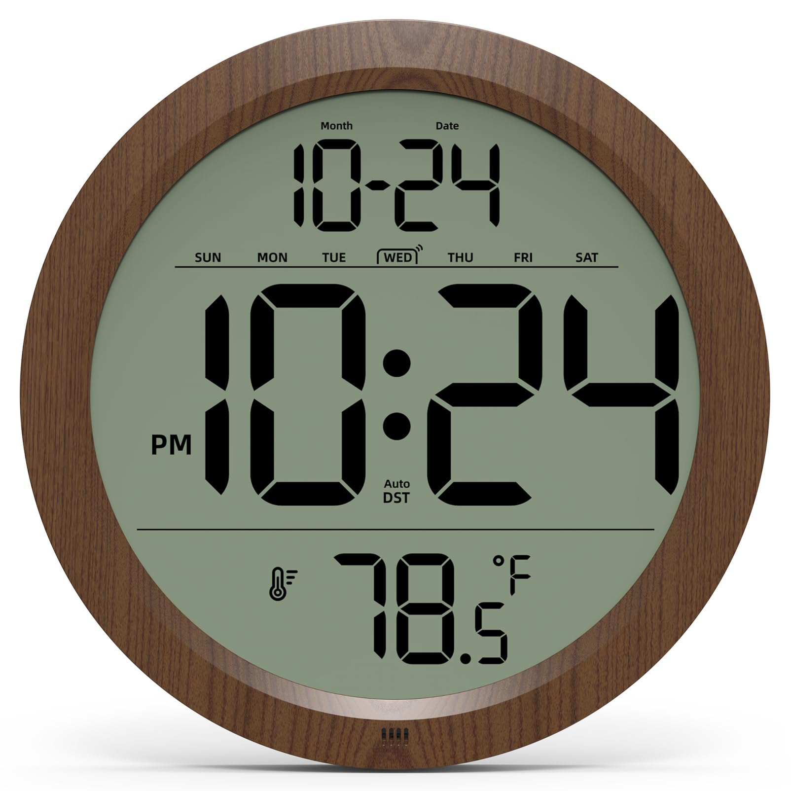 XUANZIT 8-inch digital wall clock focuses on readability for rapid checks from across the room.