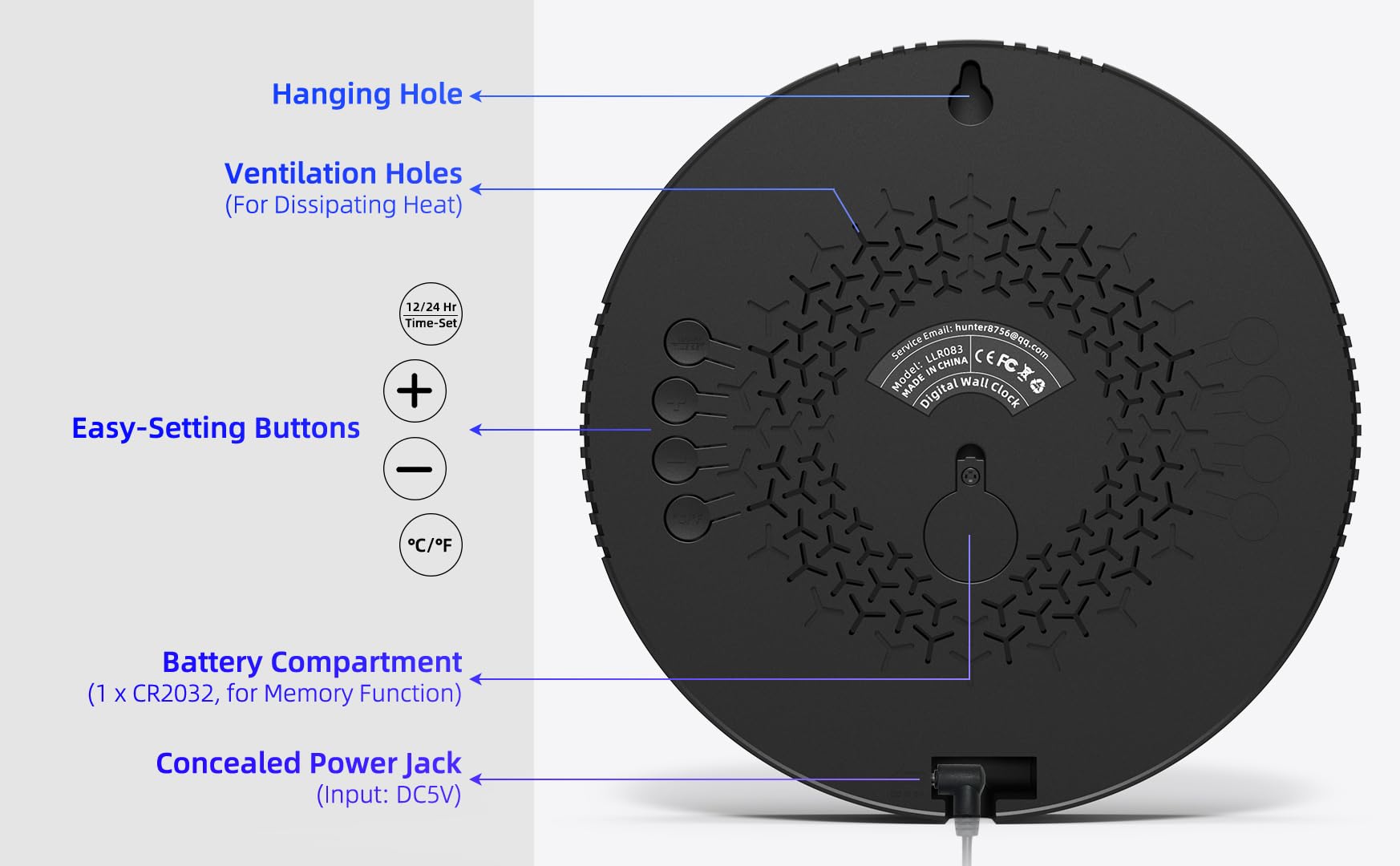 XUANZIT green auto-brightness sensor adapts the display for comfortable viewing