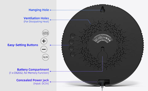 XUANZIT green auto-brightness sensor adapts the display for comfortable viewing