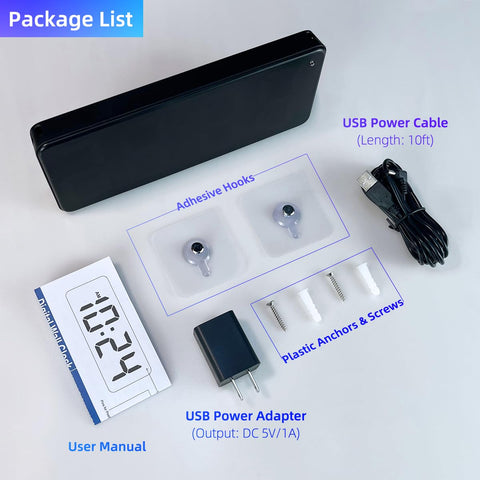 XUANZIT supports 12/24-hour formats with a simple switch for global use.
