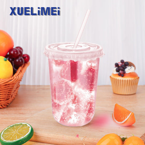 Xuelimei crystal-clear plastic wine glasses that are stackable