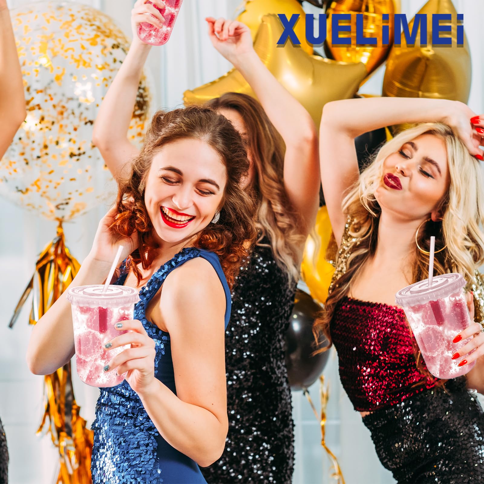 Xuelimei stackable disposable cups ideal for casual gatherings and outdoor celebrations
