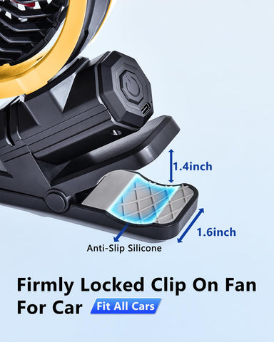 Xuenair silicone-covered clip protects surfaces during use.