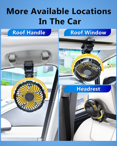 Xuenair versatile fan suits desk, bed, stroller, and camping.