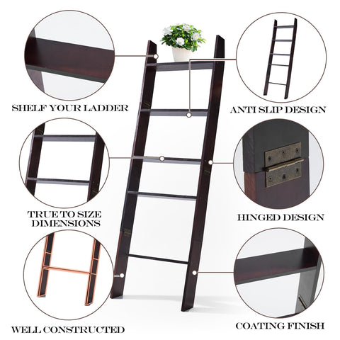 XUNIQUE blanket ladder ships with preassembled holes for quick setup