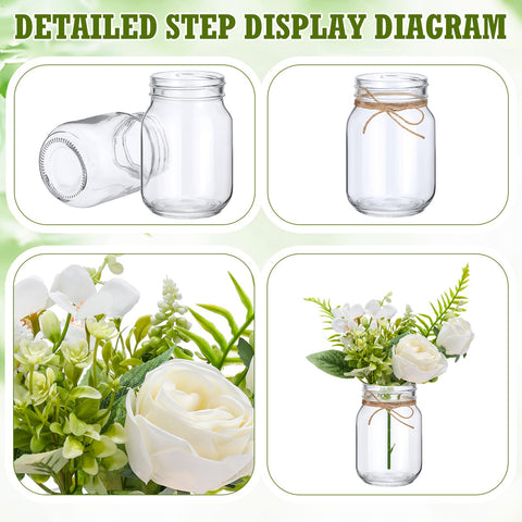 XunYee artificial white rose for timeless centerpiece styling