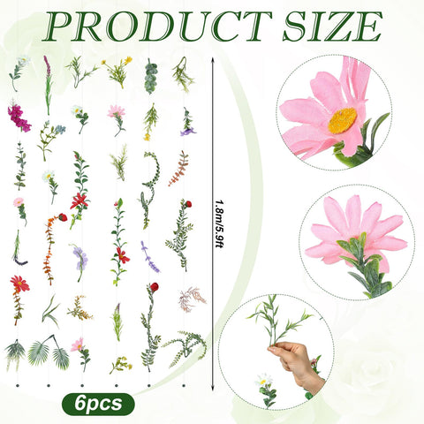 XunYee 5.9 ft hanging garland with soft texture