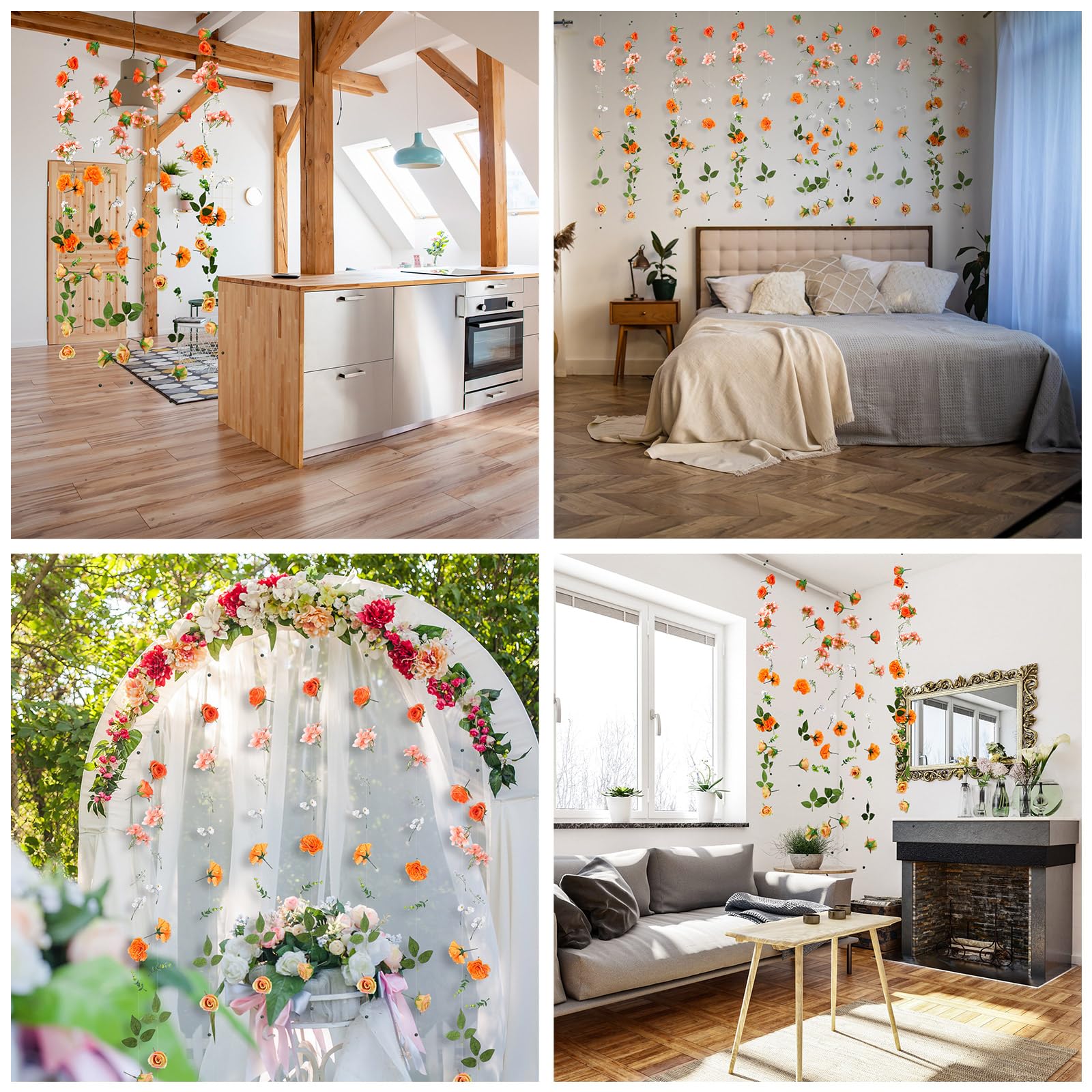 XunYee decorative garland coordinates with your overall color schemes.