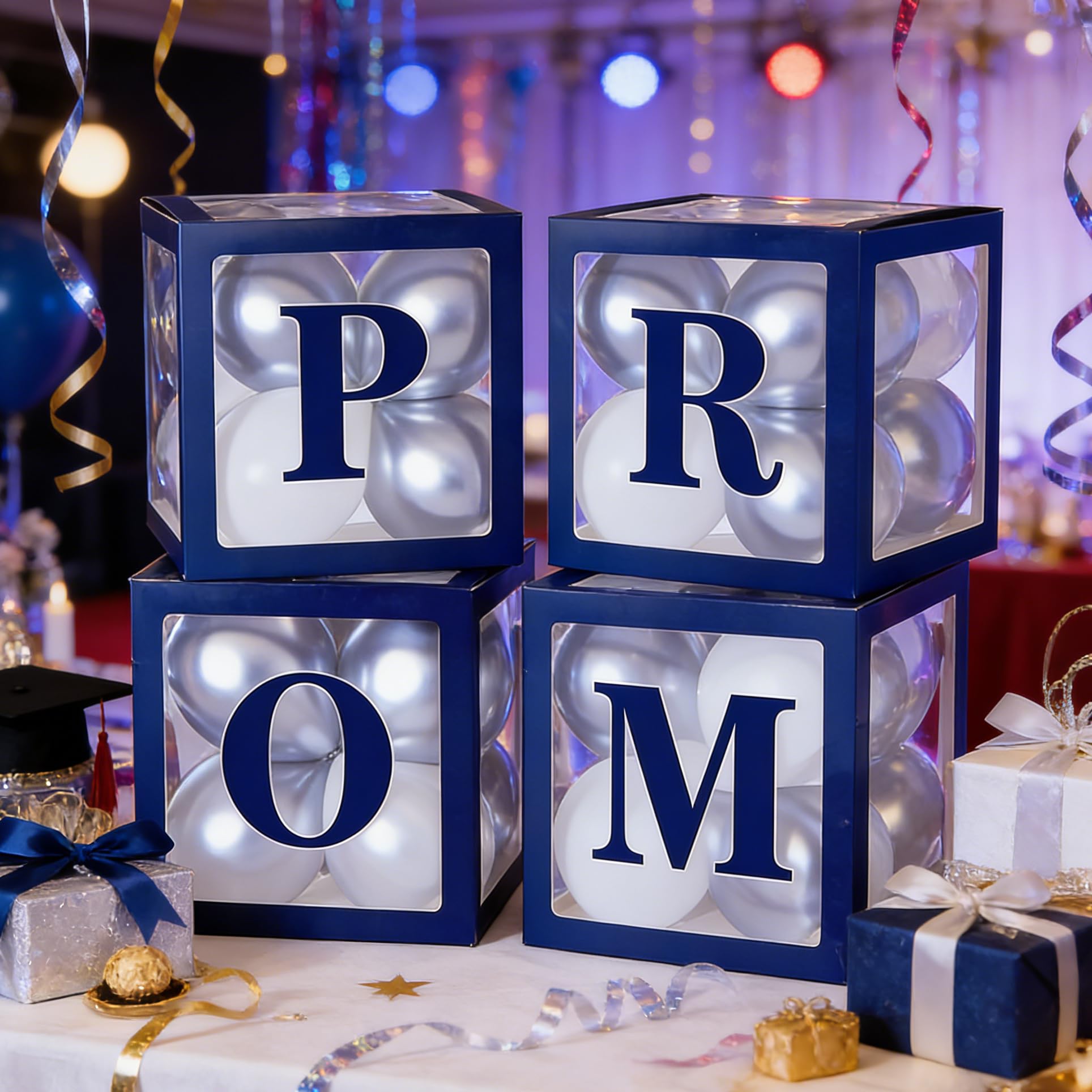 Xvvti Prom Boxes use thick cardboard for sturdy, reusable decor.