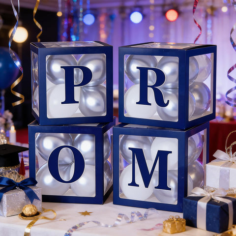 Xvvti Prom Boxes use thick cardboard for sturdy, reusable decor.