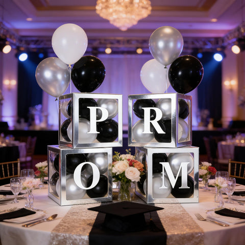 Xvvti thick cardboard construction provides sturdy, reusable prom boxes.