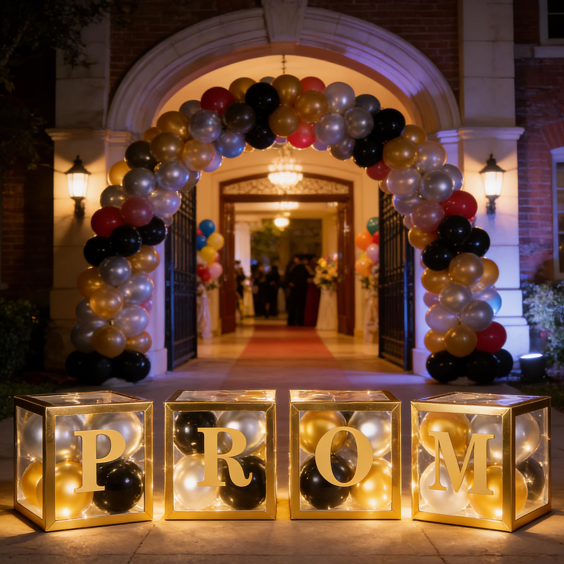 Xvvti thick cardboard construction provides durable prom decor