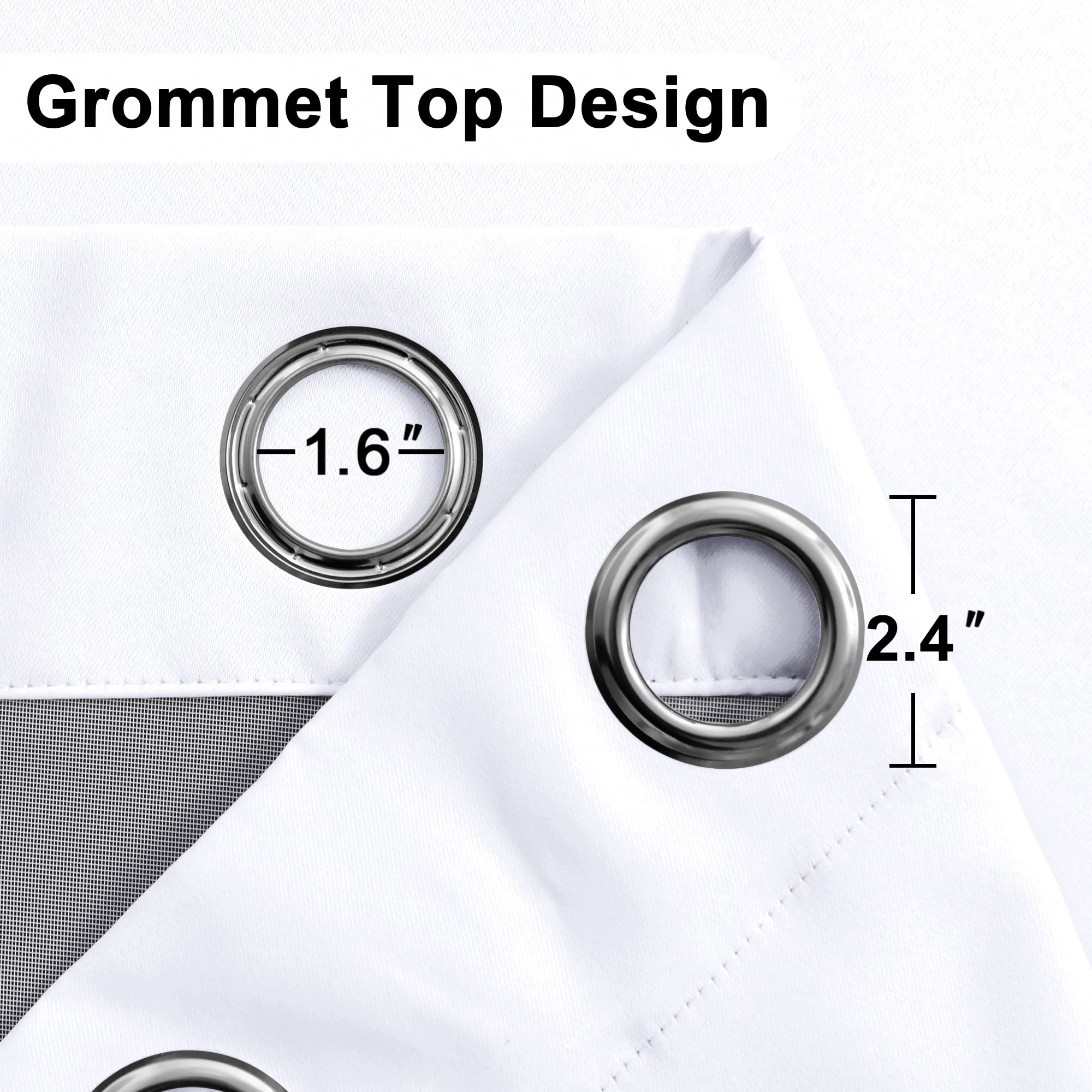 XWZO machine-washable curtains simplify cleaning and care.