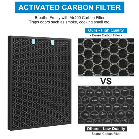 XY100T activated carbon filter close-up highlights odor control potential.