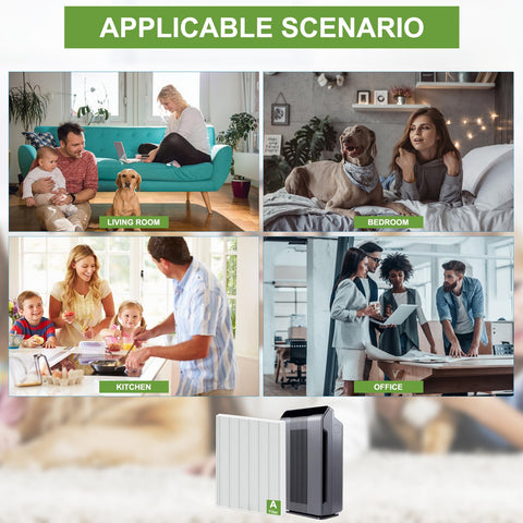 XY100T Pack contents image displaying four filters for hassle-free replacement