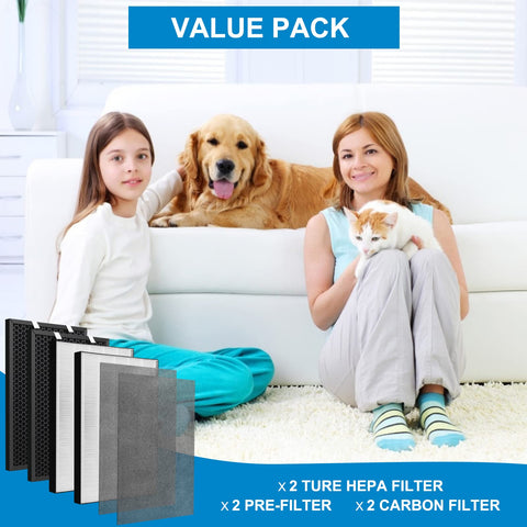 XY100T two-pack filter bundle includes two post and two pre-filters.