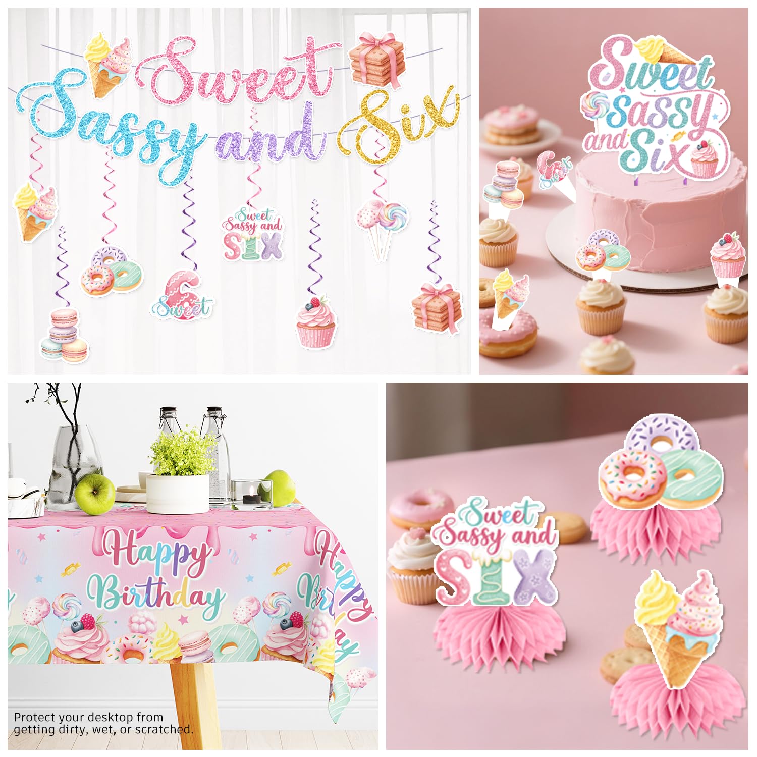 Xynic foil balloons and cake topper creating a memorable centerpiece