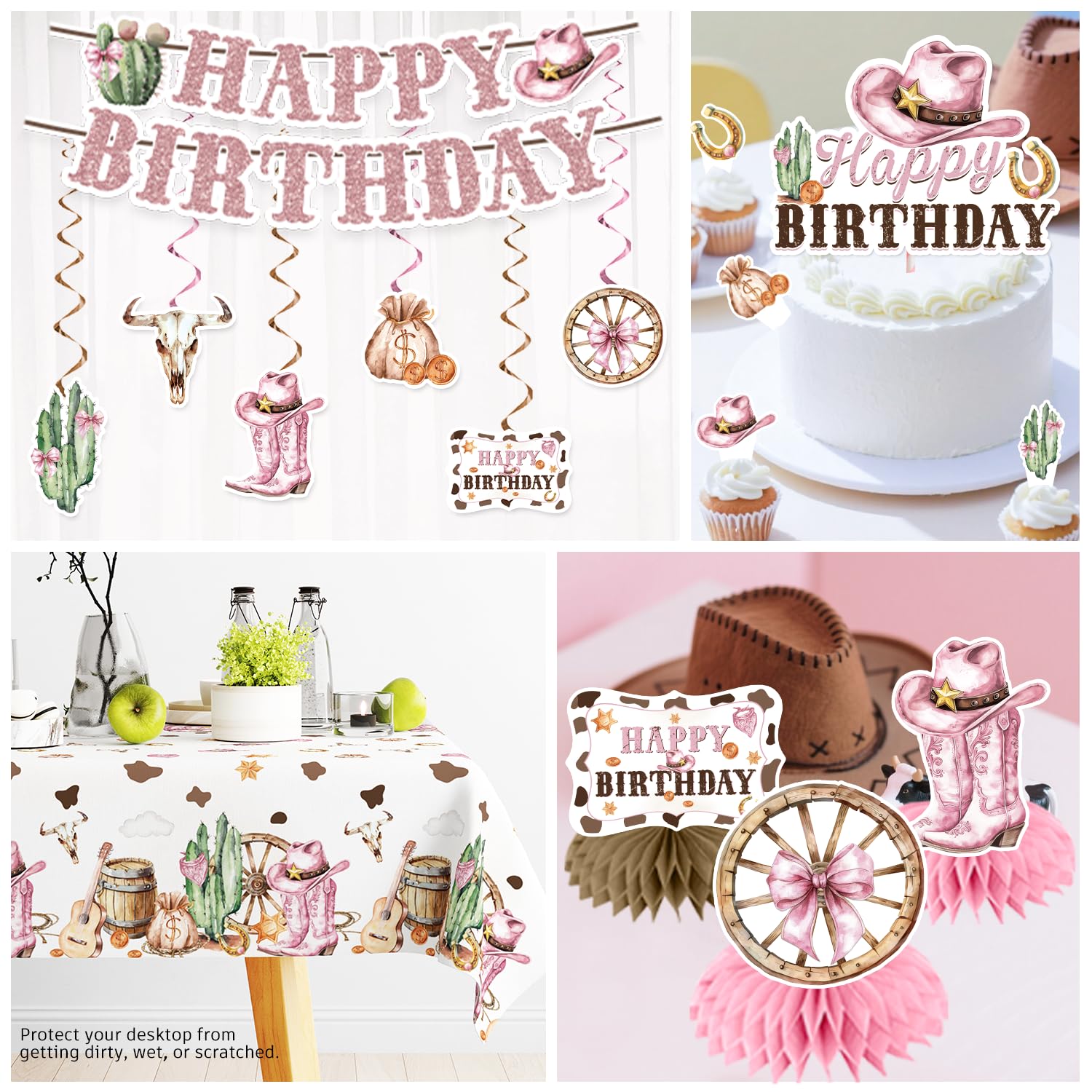 Xynic balloons and honeycomb centerpieces create playful focal points
