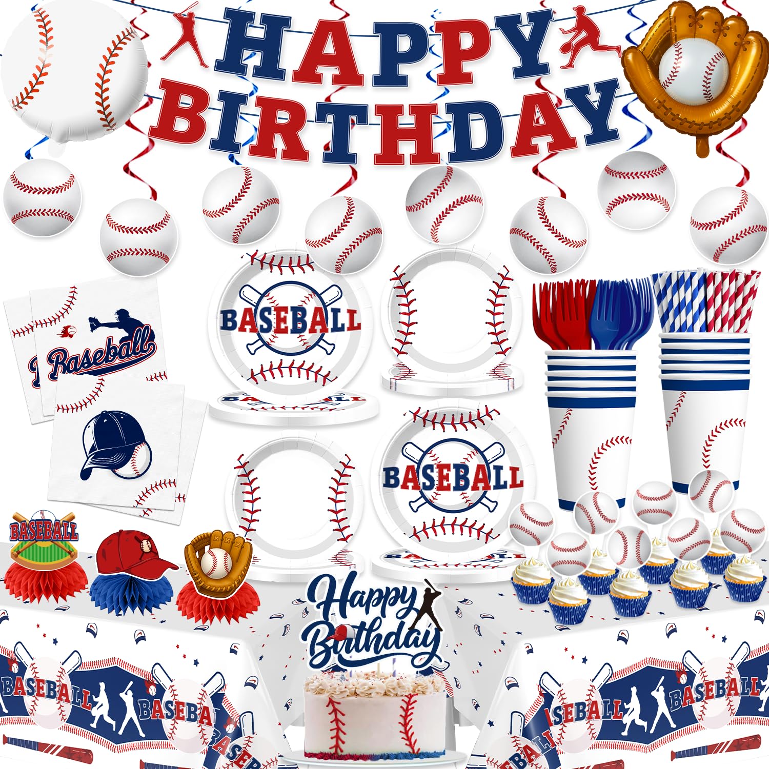 Xynic Baseball Banner creates a bold party backdrop and quick setup.