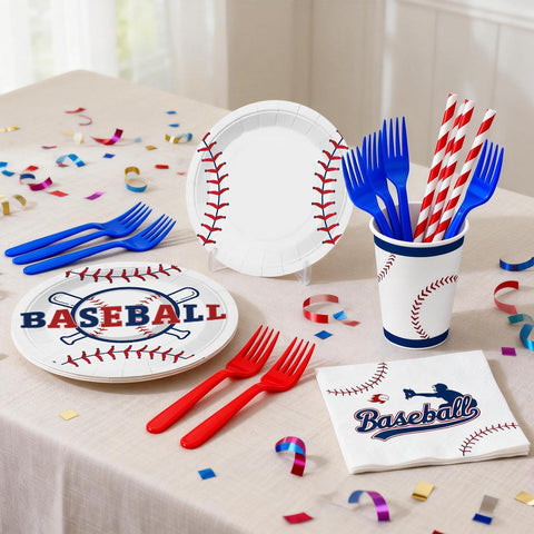 Xynic Baseball Cupcake Toppers add themed detail to treats.