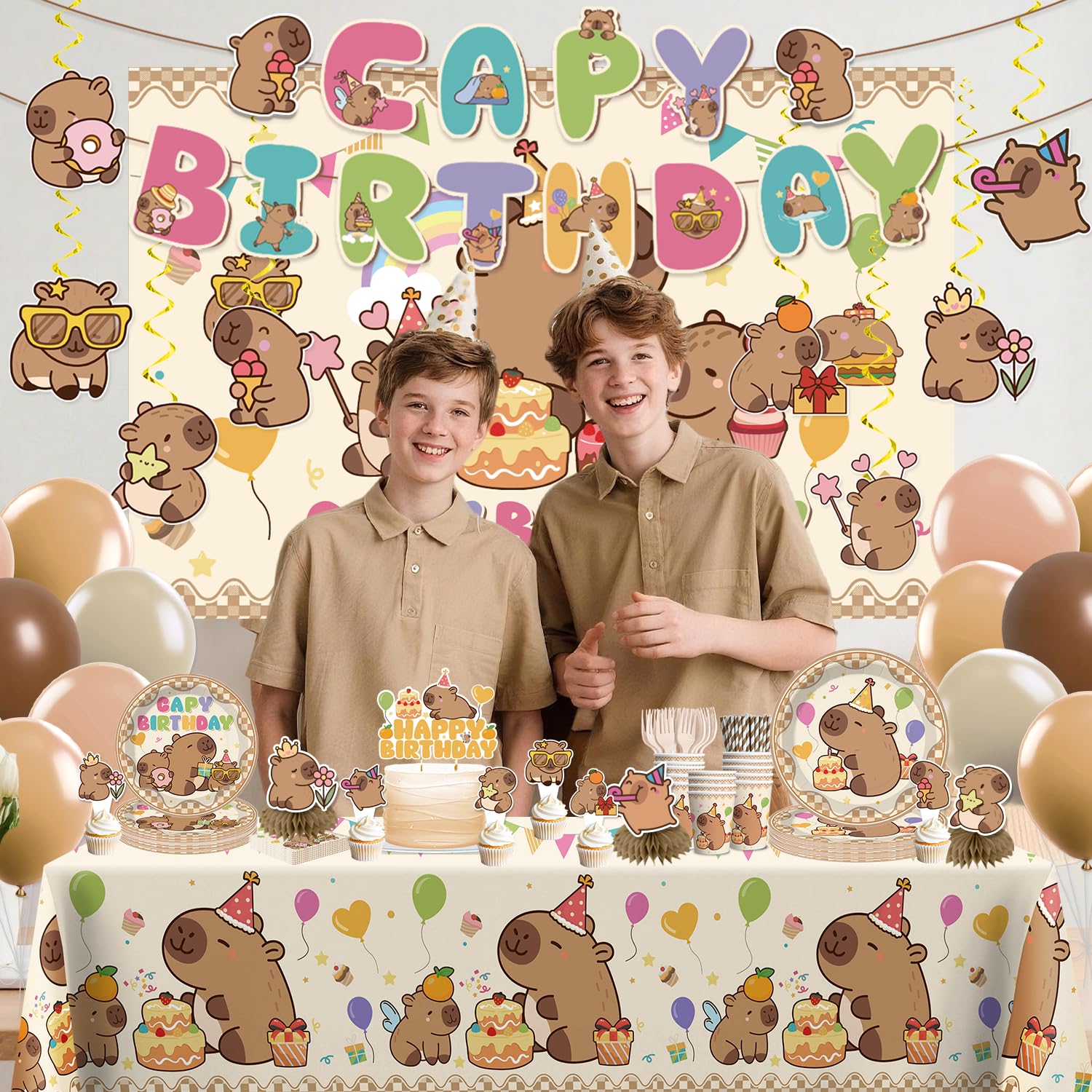 Xynic Capybara cake topper adds adorable charm to the dessert table