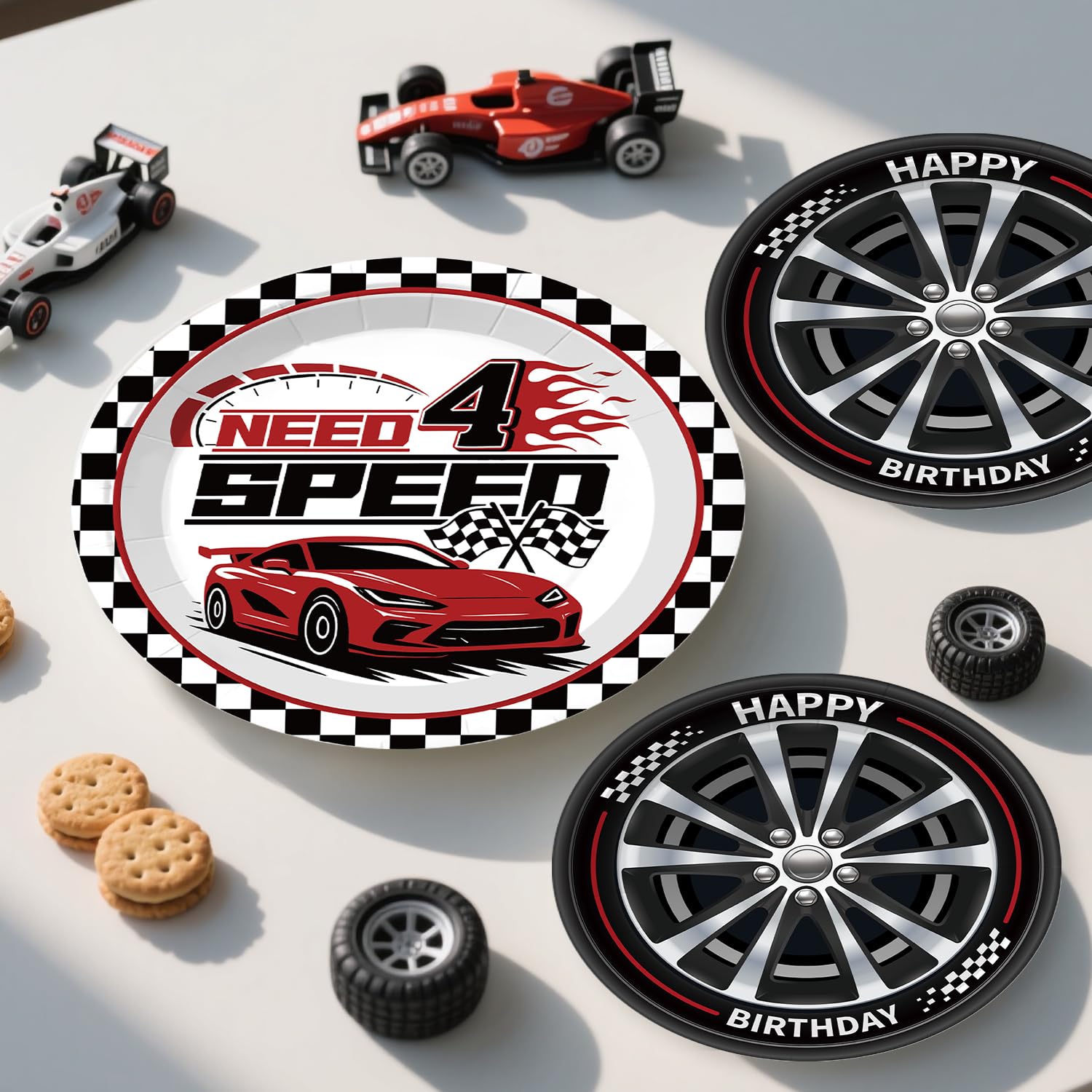 Xynic Need Four Speed plates designed sturdy 300gsm for meals