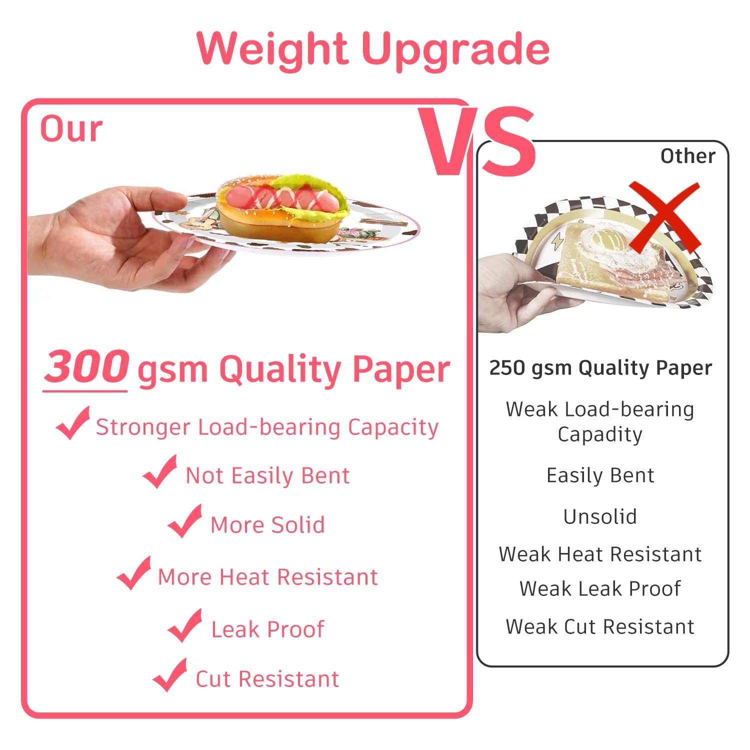 Xynic 9-inch cowgirl plates sturdy for main courses and desserts