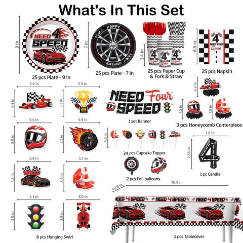 Xynic Race car cupcake toppers decorate treats with racing flair