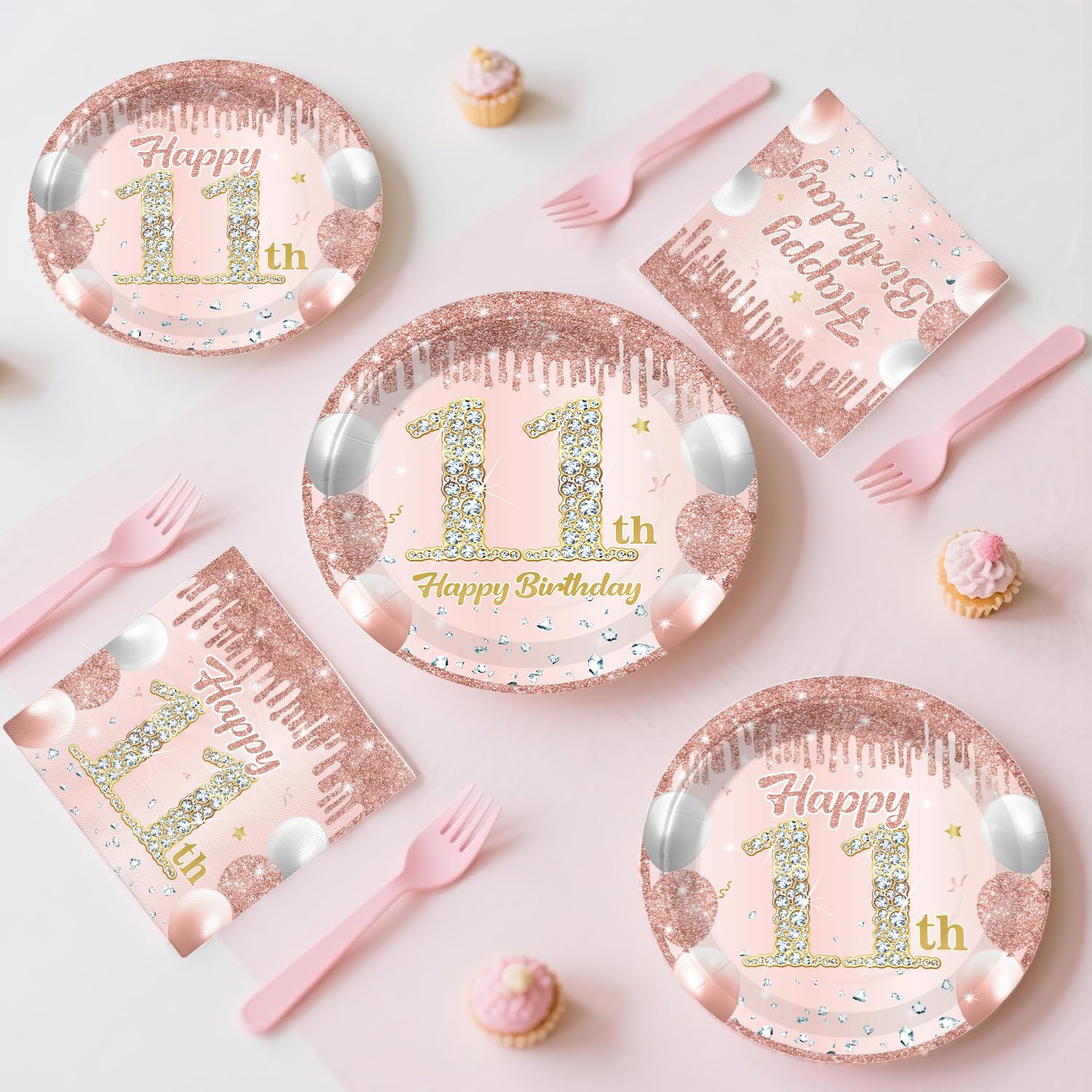 Xynic rose gold balloons create festive, photo-worthy decor