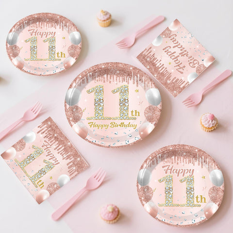 Xynic rose gold balloons create festive, photo-worthy decor