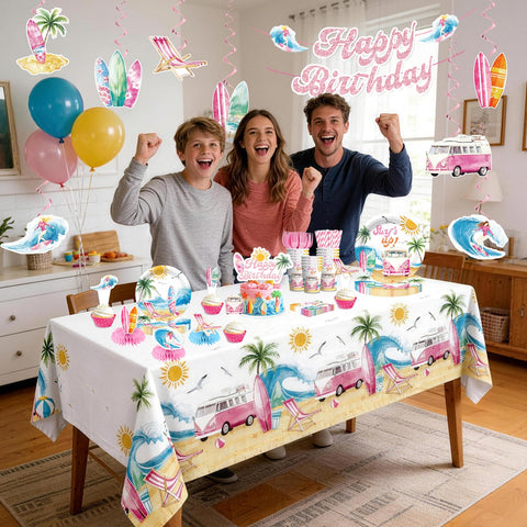 Xynic surf tableware set for 25 guests for coordinated meals