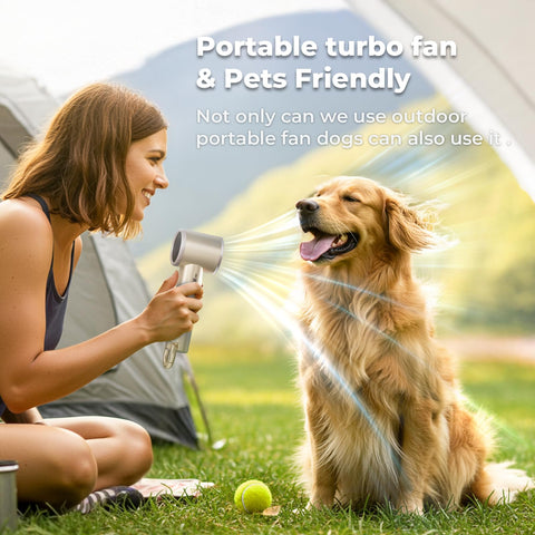 Xyphora portable fan fits desk or pocket for versatile cooling.