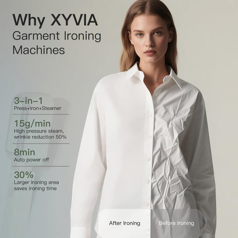XYVIA travel-friendly design fits in luggage for on-the-go touch-ups.