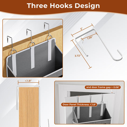 XyVoltic 2-Pack 5-Tier organizer with clear windows