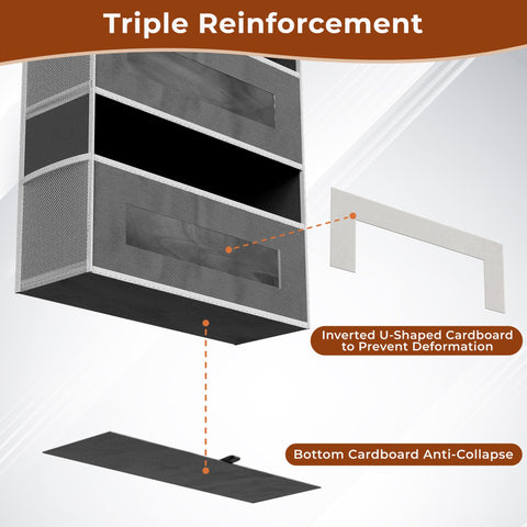 XyVoltic 2-Pack 5-Tier on-door installation shows stable hooks