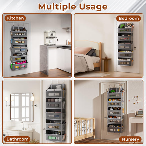 XyVoltic 2-Pack 5-Tier dorm room storage keeps essentials within reach
