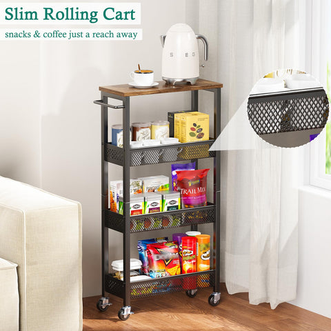 XYZLVSI cart dimensions fit narrow gaps between appliances