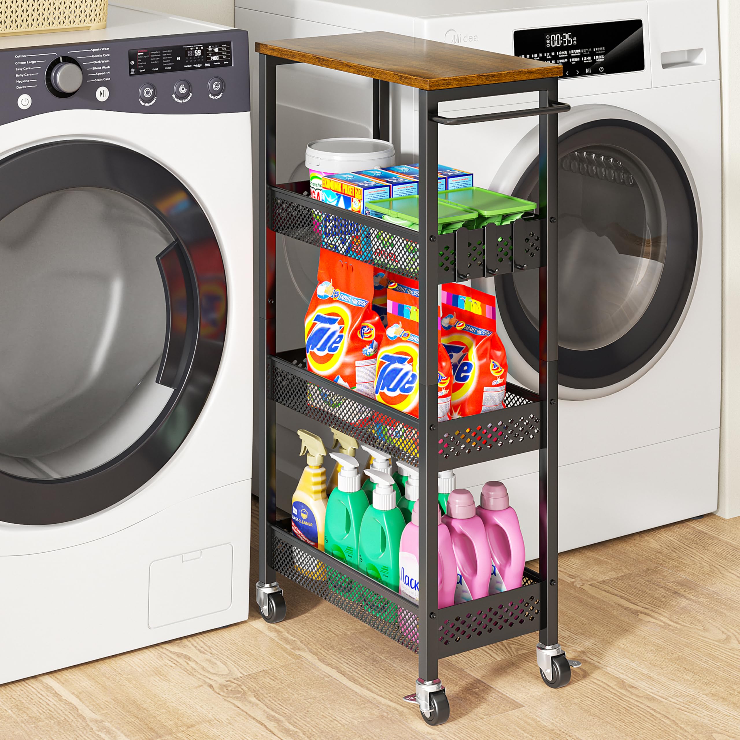 XYZLVSI four swivel casters rotate for smooth position changes