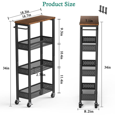 XYZLVSI cart with rust-resistant powder-coated finish for durability