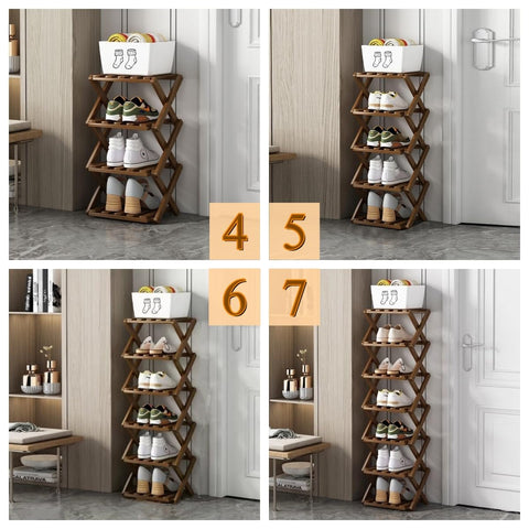 XZXWZX Foldable Shoe Rack entryway solution for tidy hallways.