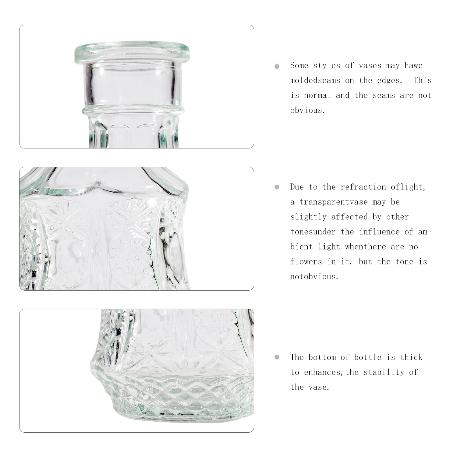 Yabool centrepiece vases for wedding decor create an elegant table accent