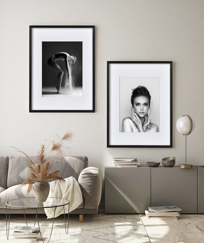 Yaetm hanging hardware pre-attached: quick, reliable vertical or horizontal wall mounting.