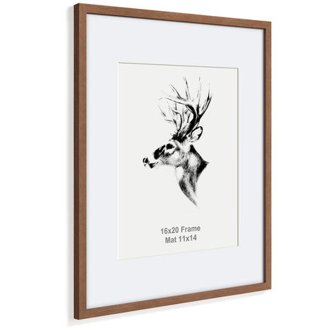 Yaetm frame with hanging hardware included makes wall mounting effortless