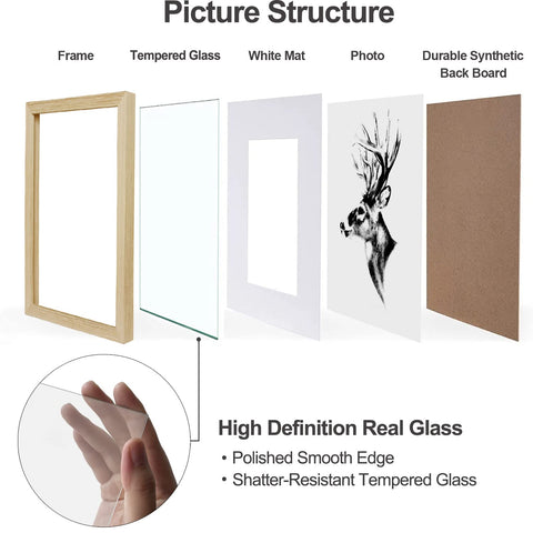 Yaetm frames offer horizontal and vertical wall mounting options.