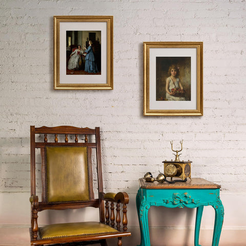 Yaetm set of 4 frames ready for desk or wall display.
