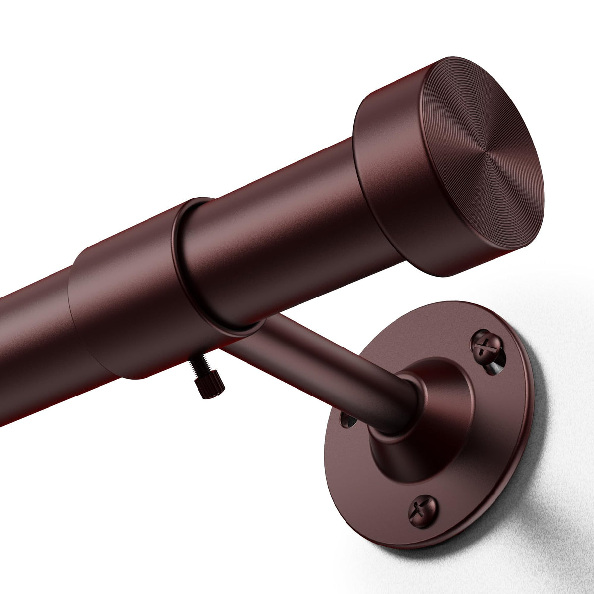 YaFex bronze curtain rod assembly for a sturdy window look.