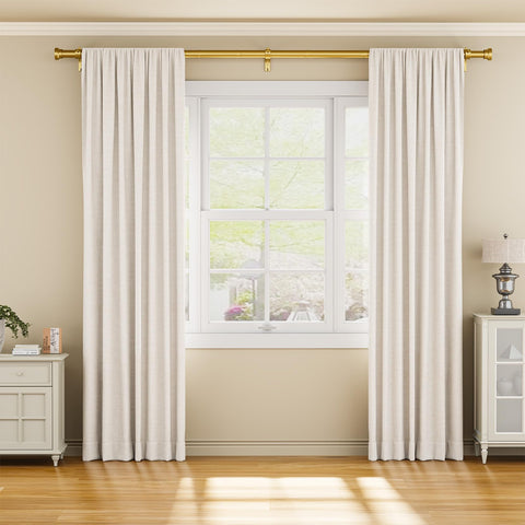 YaFex 1-inch rod with thickened brackets delivers stable drapery support.