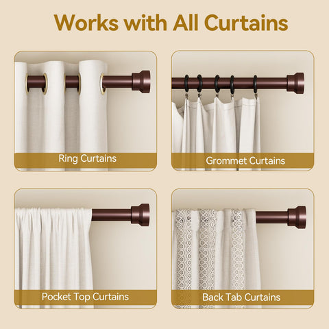 YaFex easy 3-step installation simplifies mounting curtains