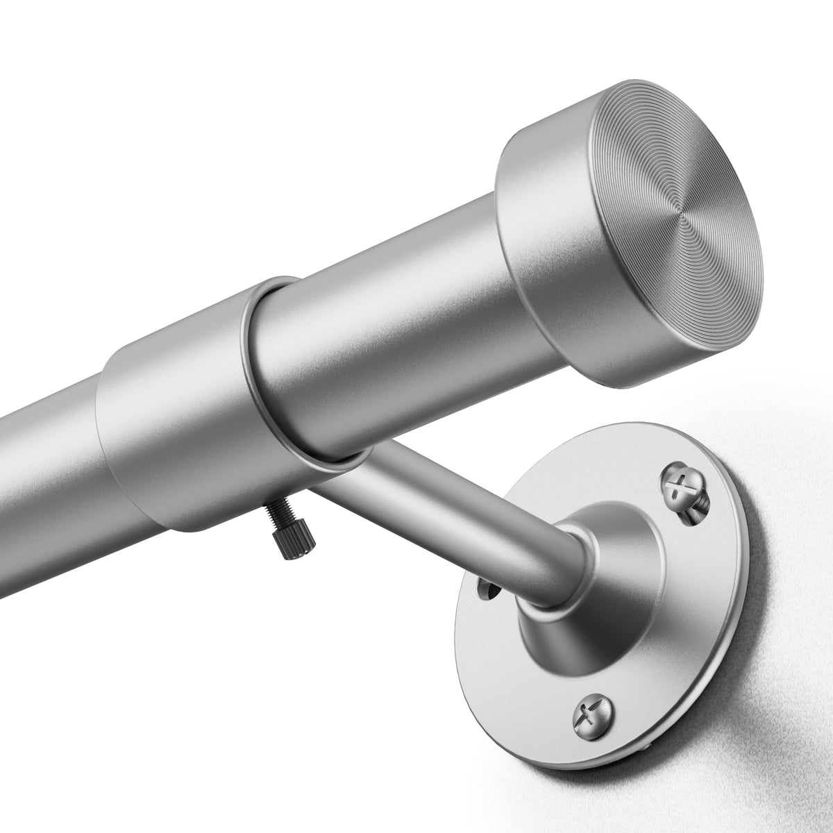 YaFex heavy-duty curtain rod assembly shows sturdy joints for long windows.
